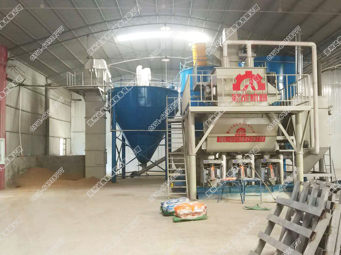 全自動干粉砂漿生產(chǎn)線