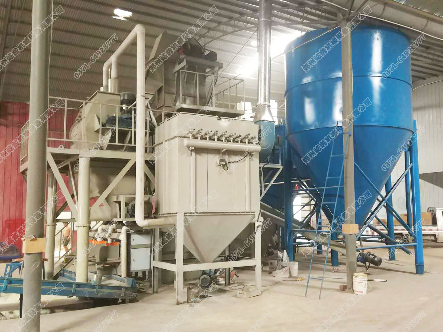 自動干粉砂漿設(shè)備含碼垛機