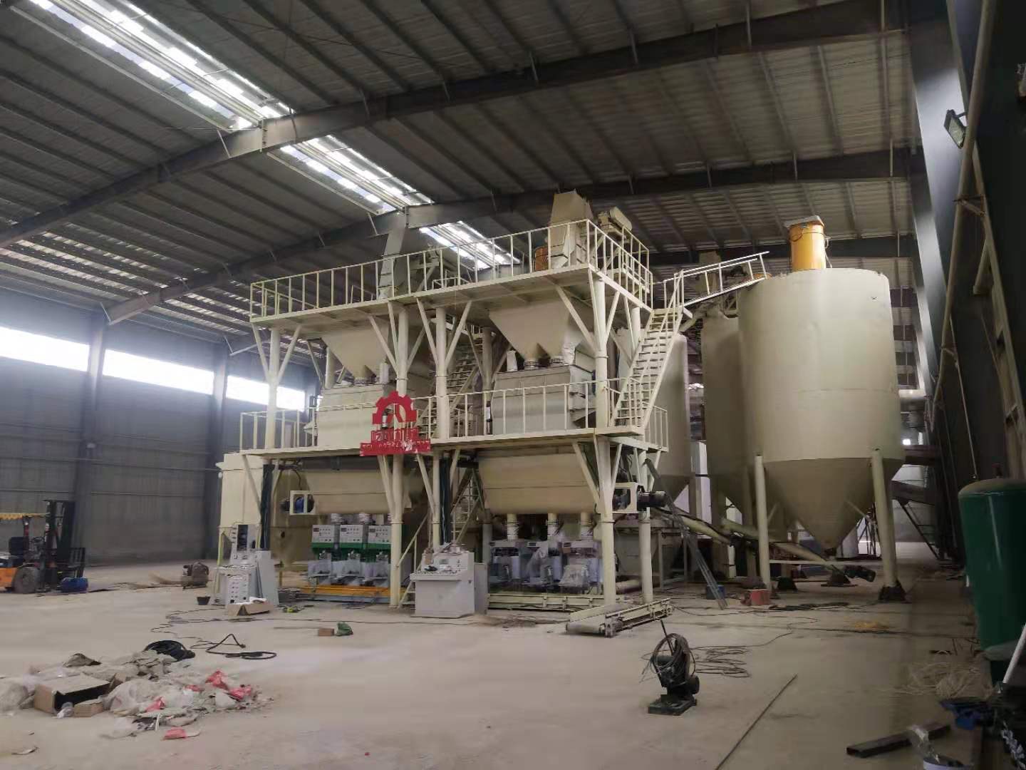 山東干混砂漿設備雙線